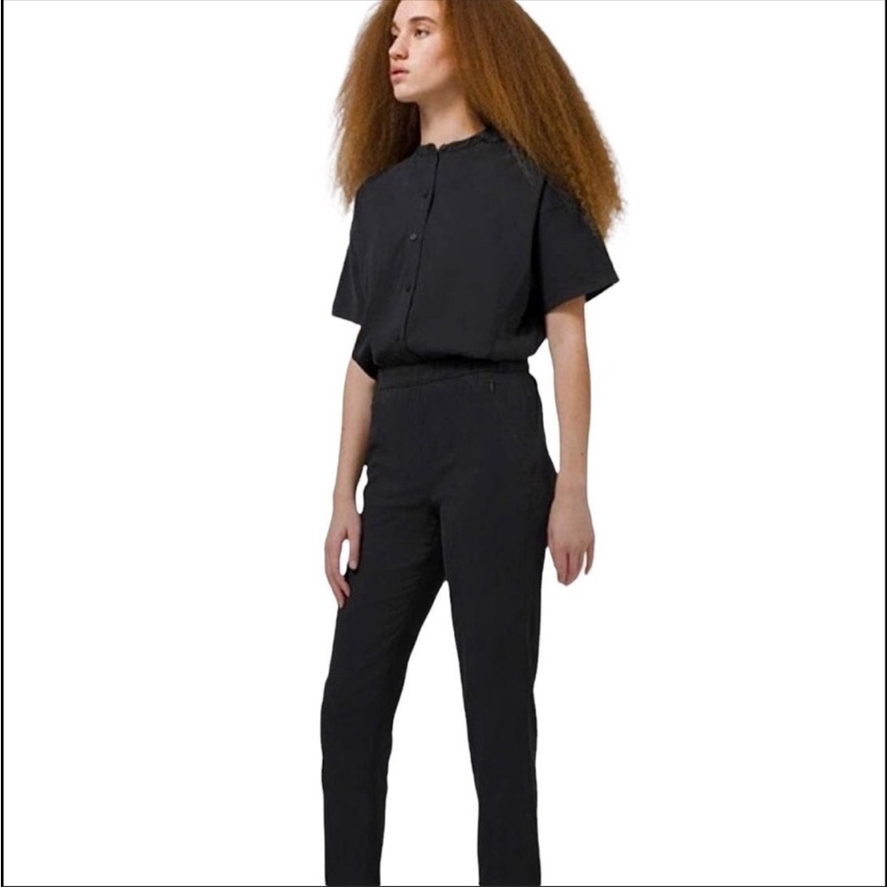 Lululemon Black Perfectly Posed Jumpsuit